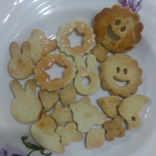 超簡單牛奶玻璃餅乾:舒晴 一起做