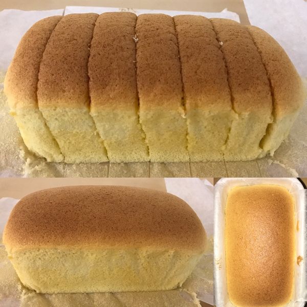 磅蛋糕模做戚風❤️（免倒扣）蜂蜜戚風蛋糕 : EUNiCE一起做