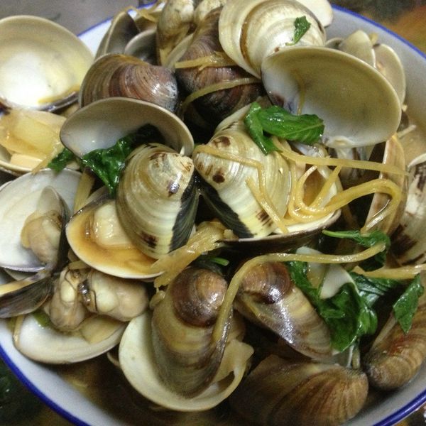 [Serena 上菜]九層塔炒海瓜子 : Angler Ho一起做