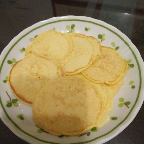 (1歲點心)超簡易 香蕉鬆餅：Tina Lin 一起做