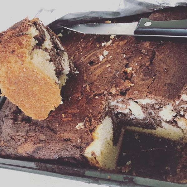 巧克力大理石紋磅蛋糕［明治巧克力］ : 林欣一起做