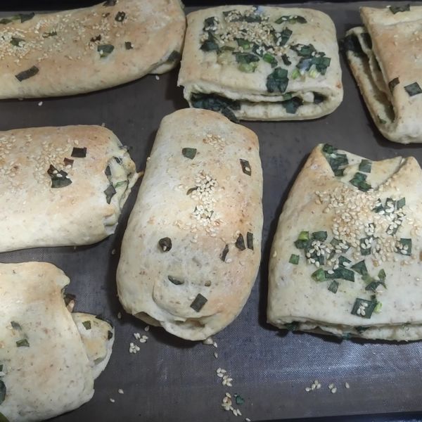 香酥【烤蔥饅頭】 : 晴天一起做