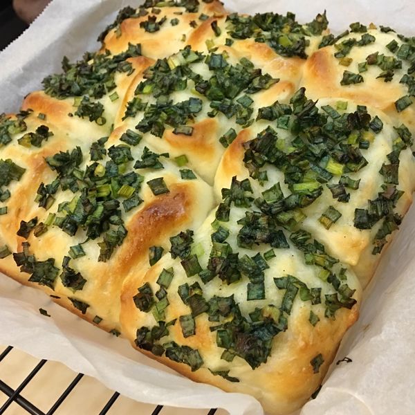 蔥花麵包 : 陳妮可一起做