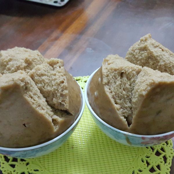 黑糖酵母發糕(電鍋版，無泡打粉)：溫昱晴 一起做