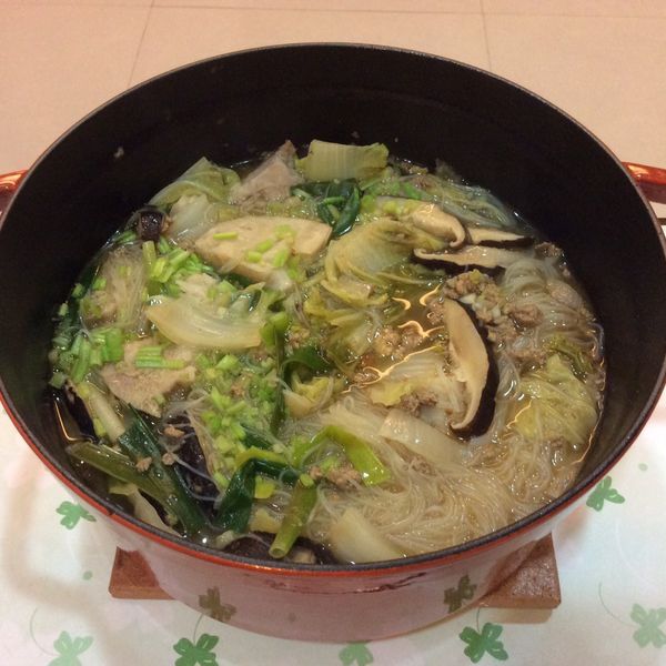 芋頭米粉湯：Annie Tseng 一起做