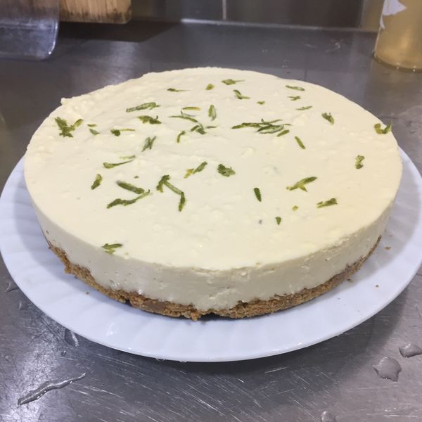 免烤甜點：酸甜香檸乳酪起司蛋糕：許小愛 一起做