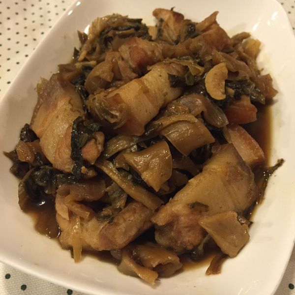 梅干菜滷五花肉 : Linda Chen一起做