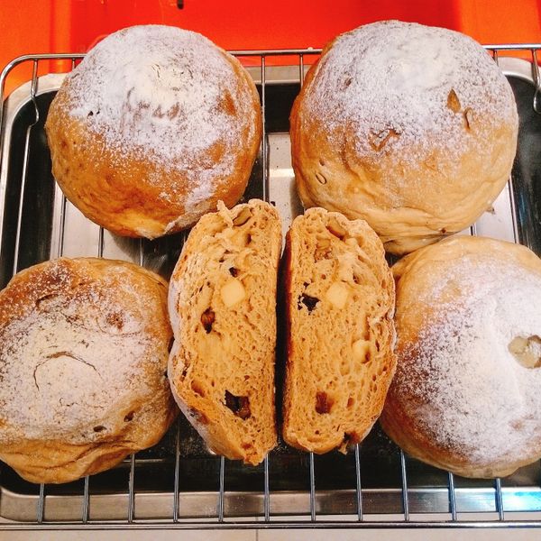 核桃果乾黑糖軟歐包 : Grace一起做