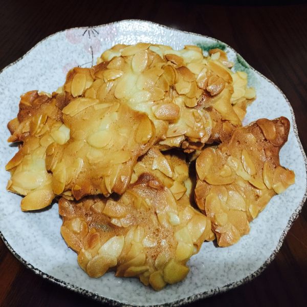 香、酥、脆的杏仁瓦片 : Stella Fan一起做