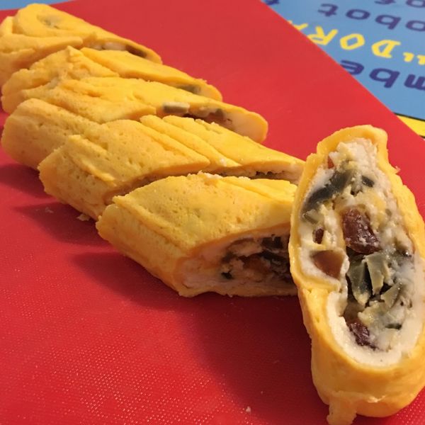 三色蛋玉子燒 : 米菲咪咪一起做