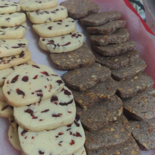 手工餅乾 杏仁巧克力 蔓越莓口味 : 李晶晶一起做