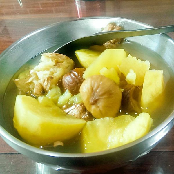 栗子地瓜甜湯：賴淑芬 一起做