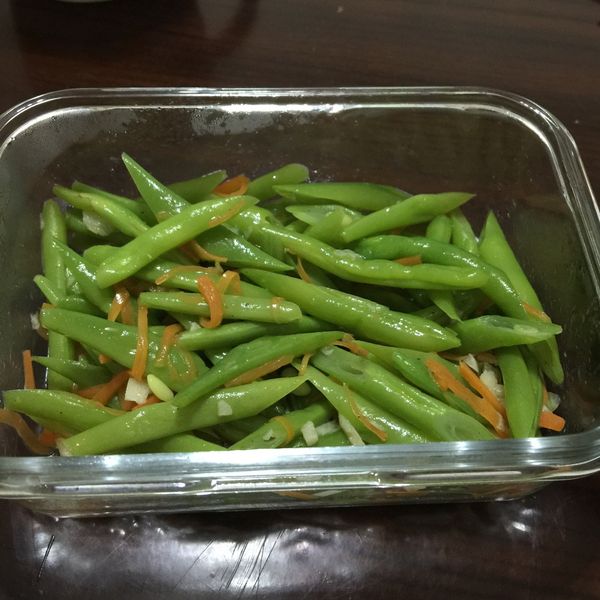 <涼拌菜>涼拌四季豆 : 潔米煮飯飯一起做