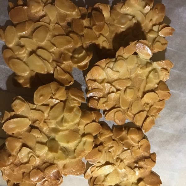 香、酥、脆的杏仁瓦片 : 紫心璇一起做