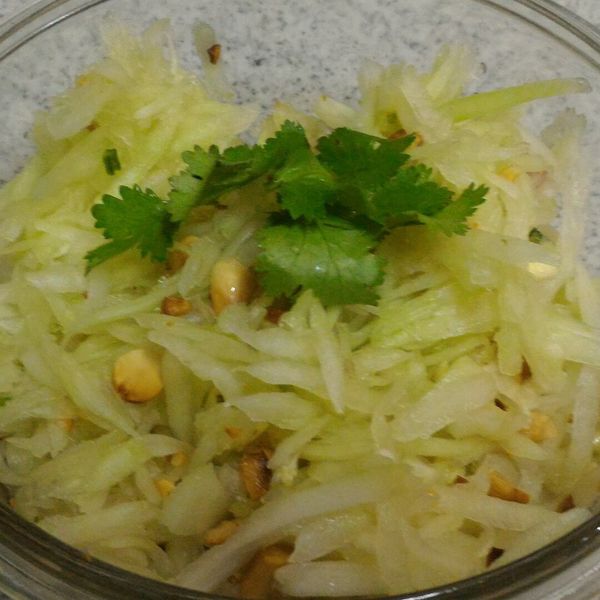 泰式涼拌青木瓜絲 [影片示範] : 吳麗華一起做
