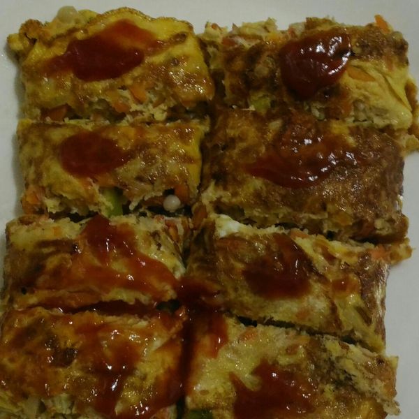 金針菇蛋捲：Yu-ping Huang 一起做