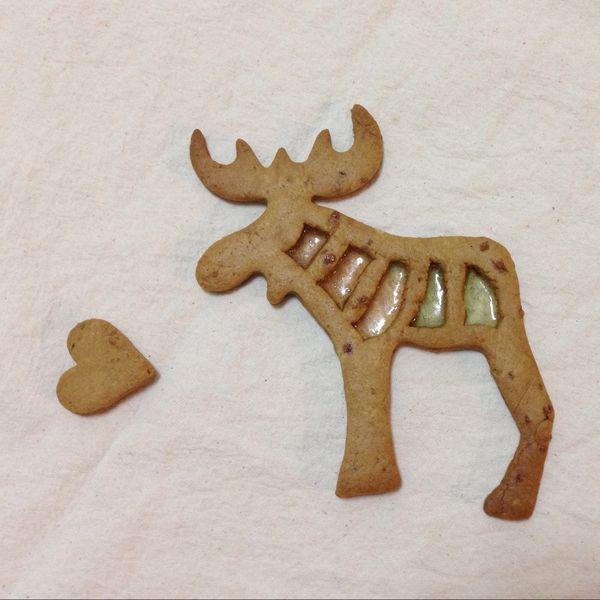 玻璃薑餅：Kayla 一起做