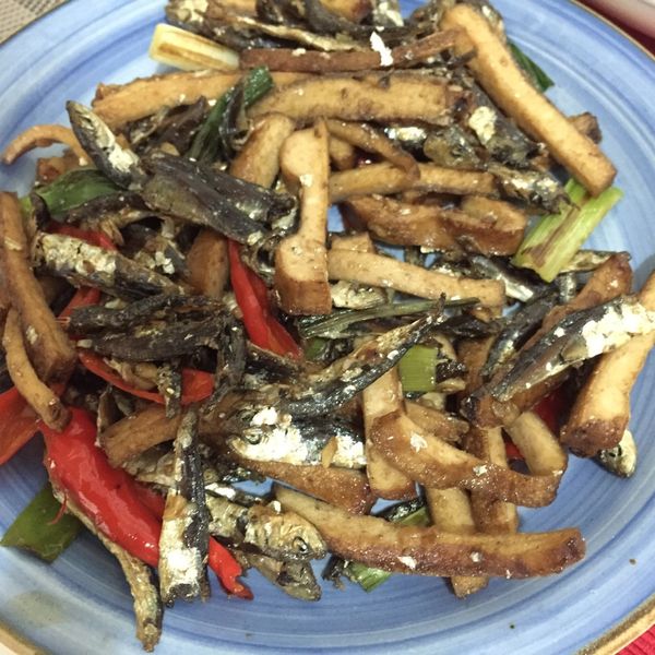 [辣椒炒小魚乾豆干]下飯家常菜 : Yunyun Tseng一起做