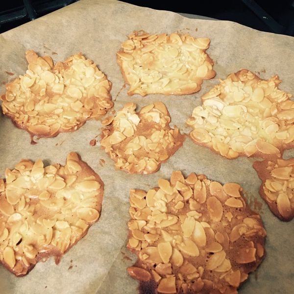 香、酥、脆的杏仁瓦片 : Mandy Tsai一起做