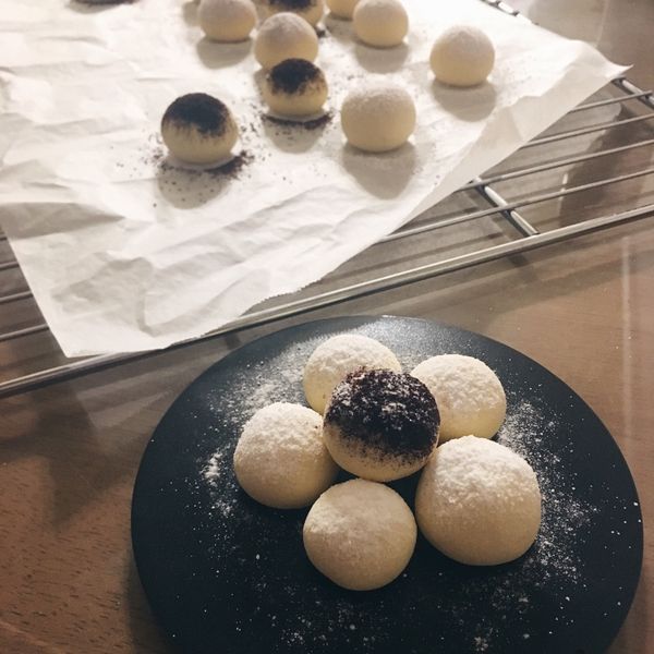 入口即化雪球餅乾：Y 一起做