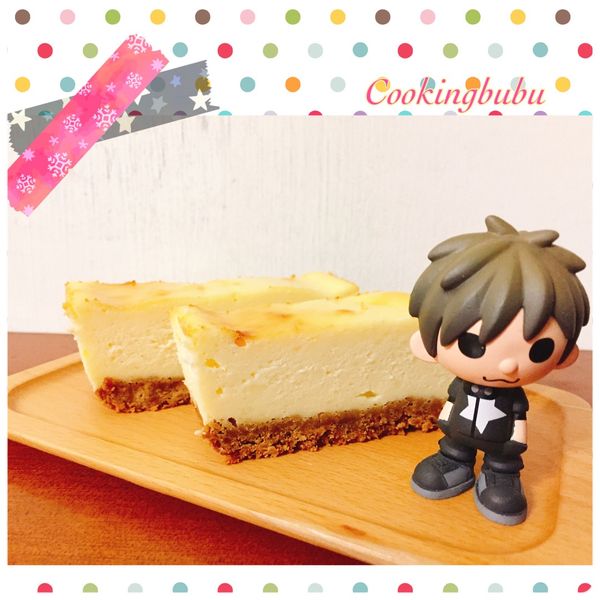 重乳酪蛋糕條 【免機器】：馬兒廚房 一起做