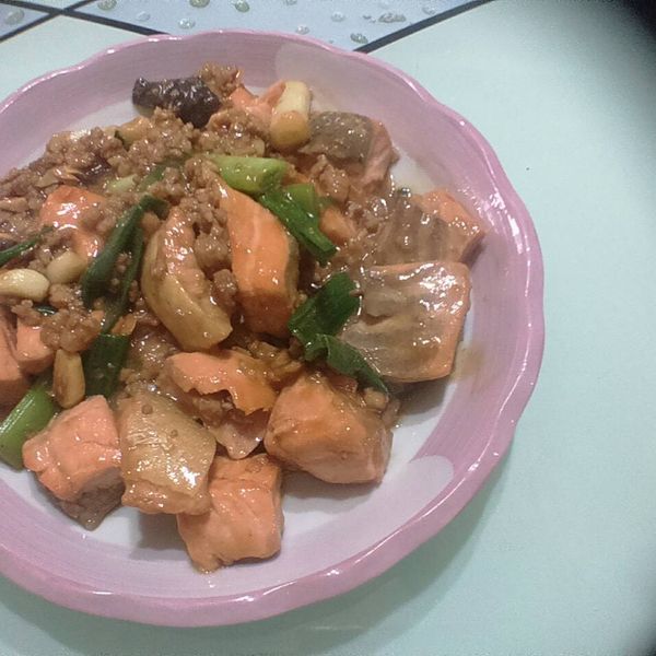 蒜燒鮭魚塊：林彥宏 一起做