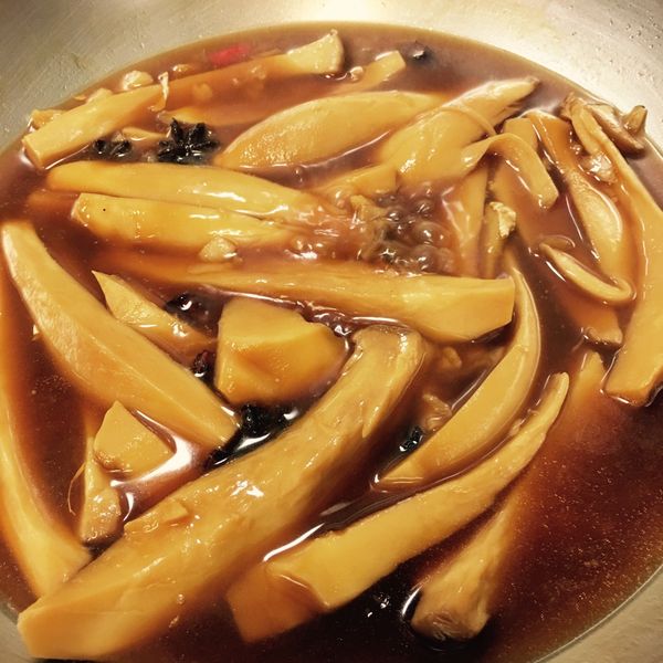 滷杏鮑菇，冷熱都好吃！ : 荻米一起做