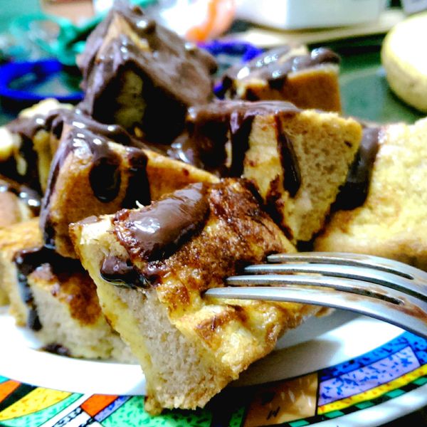 Nutella 巧克力法式吐司 : Joey  Ho一起做