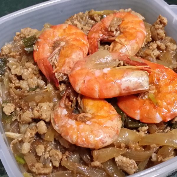 鮮蝦粉絲煲 : 張煢煢一起做