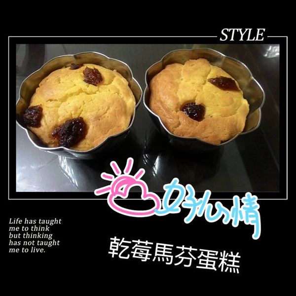 蔓越莓優格馬芬：Sharon Chiang 一起做