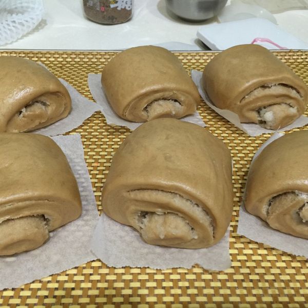 芋頭泥捲黑糖饅頭：劉琬琪 一起做
