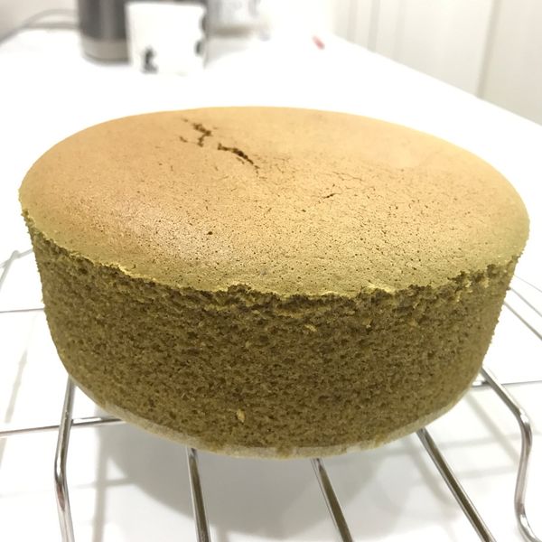 奶油抹茶紅豆棉花蛋糕：lovely 一起做