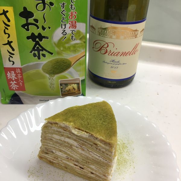 🍵抹茶千層蛋糕🍵～免烤箱 : Crystal Lee一起做