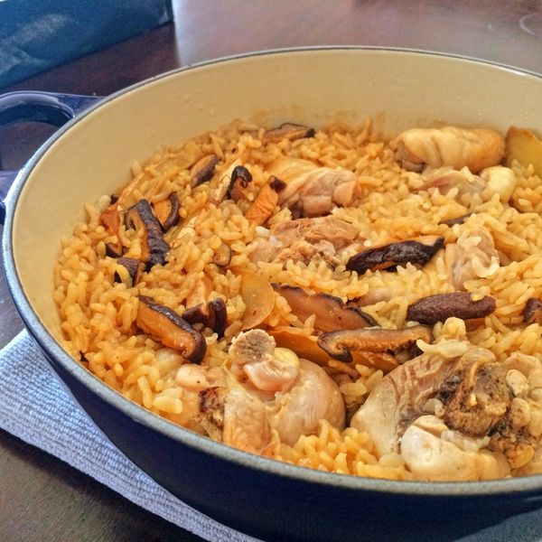 香菇麻油雞飯：Connie Lin 一起做