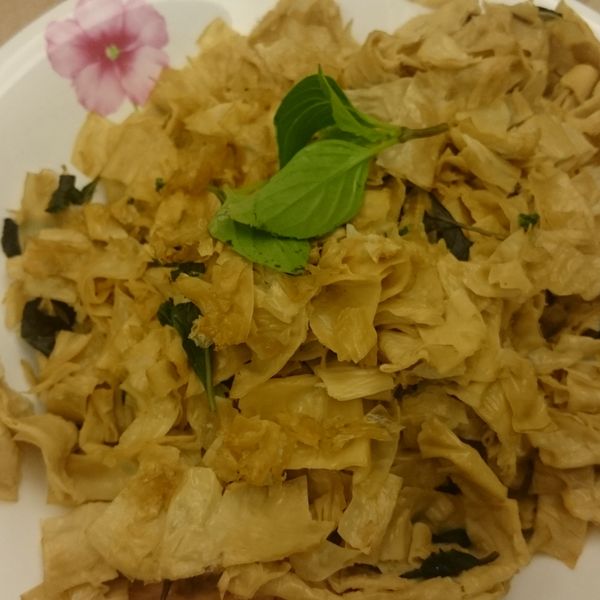 九層塔炒豆皮 : Shu-chin Cheng一起做