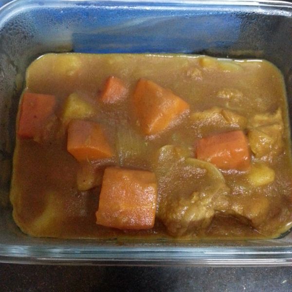 懶人! 低卡! 咖哩雞肉飯 (兩人份)：Pinky Lam 一起做