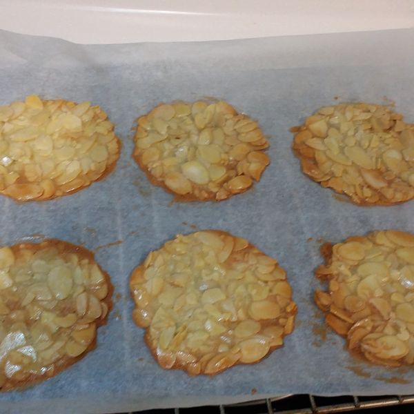 香、酥、脆的杏仁瓦片 : 王淑敏一起做