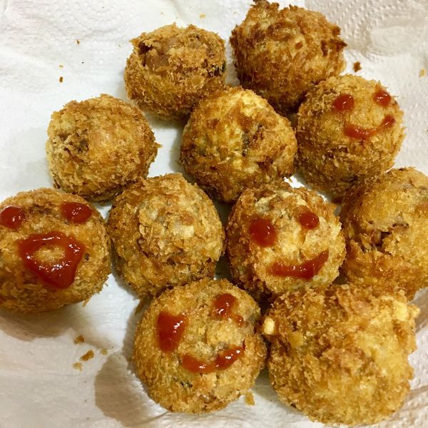 野餐去，簡單炸飯糰 : Miko Q一起做