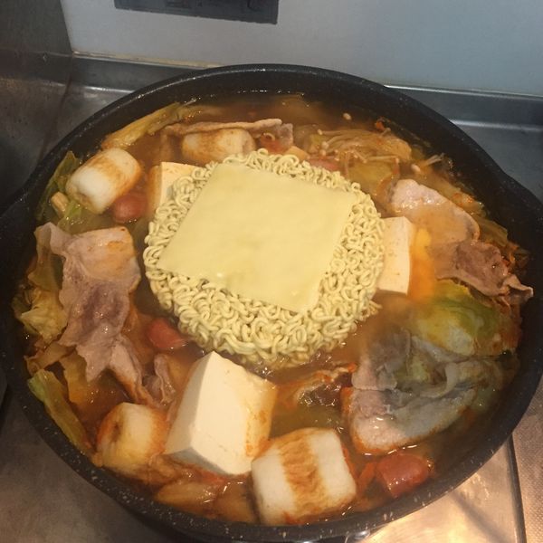 韓式部隊鍋 : Minminmin Chu一起做