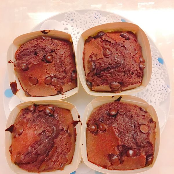 巧克力豆杯子蛋糕 : ting一起做