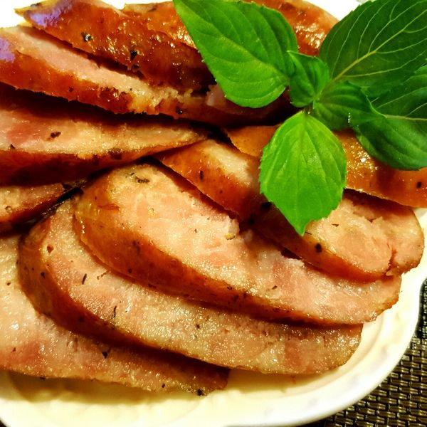 香煎川味香腸佐蒜片:安妮 一起做