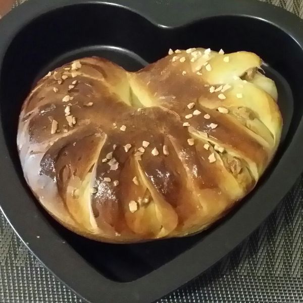 奶油乳酪核桃麵包:蕭雅蓮 一起做