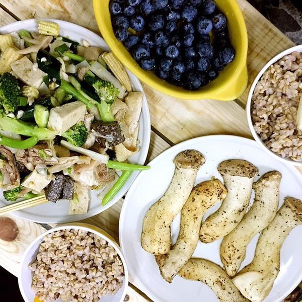 超簡單烤箱料理：椒鹽杏鮑菇 : GraceBaby一起做