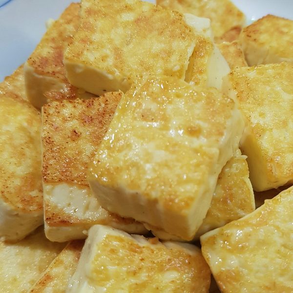 黃金"雞蛋"豆腐(不會黏鍋哦) : Amy Wang一起做