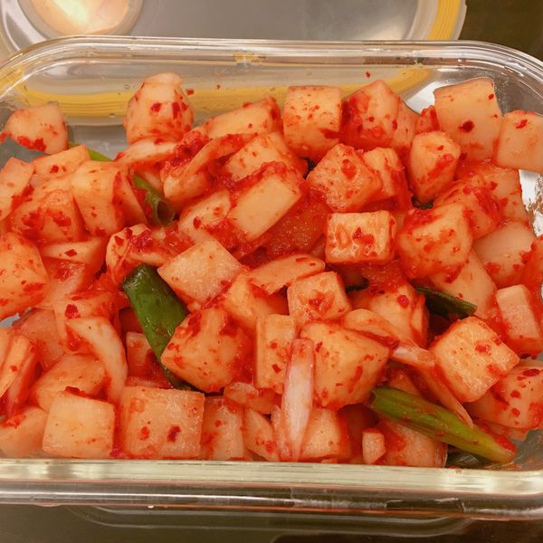 韓式辣蘿蔔 : 寶寶的烹飪生活一起做