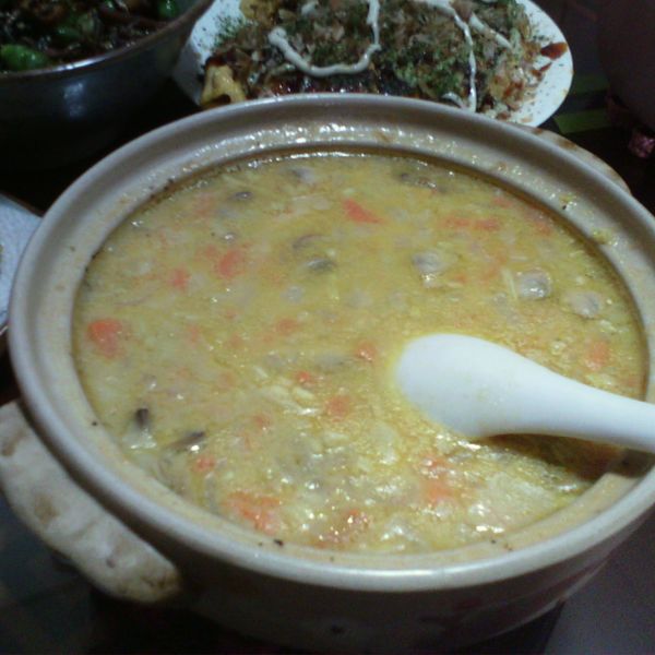 [湯品] 海鮮巧達濃湯：詹詹 一起做