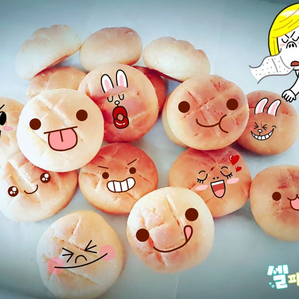 3樣食材-迷你菠蘿煉乳餅乾 : Juan Juan一起做