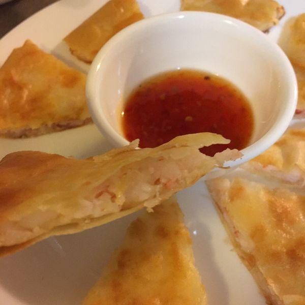 月亮蝦餅 : 妹仔的米國廚房一起做