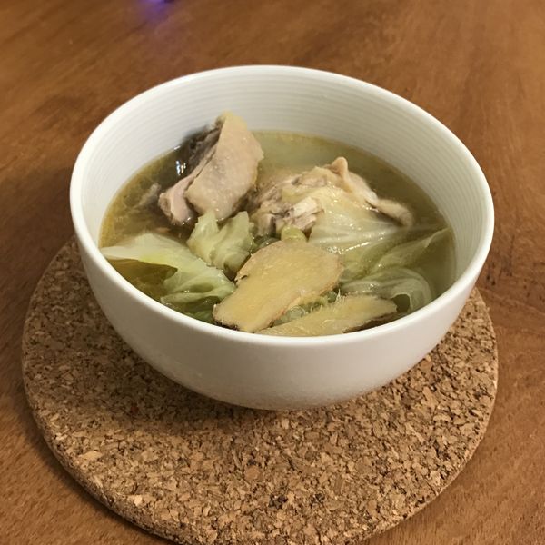 麻油香菇雞湯 : Ming一起做