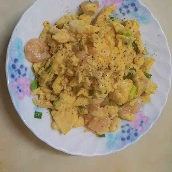 蝦仁炒蛋：angelchan 一起做